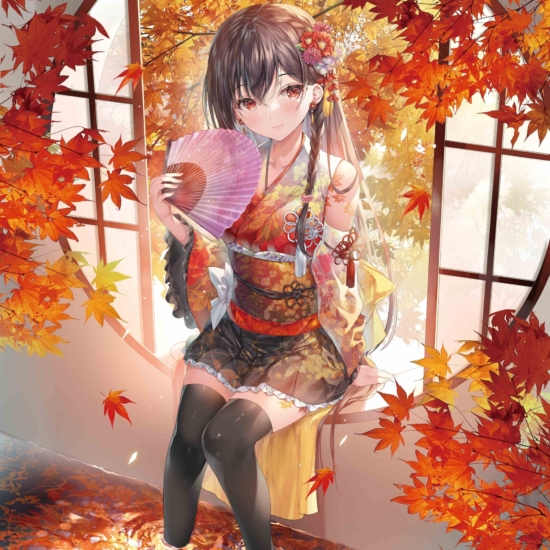 みわべさくらの絵画作品　タイトルは、scarlet